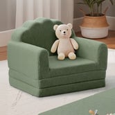 Living Fusion Kids' Clarion Sherpa Fleece Sofa Bed