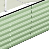 Living Fusion Gordo Galvanised Steel Raised Garden Bed