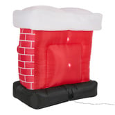 Living Fusion Fireplace LED Inflatable Christmas Decoration