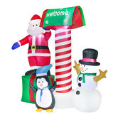 Living Fusion Noelville LED Inflatable Christmas Decoration