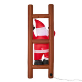 Living Fusion Santa on Ladder LED Inflatable Christmas Decoration