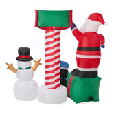 Living Fusion Noelville LED Inflatable Christmas Decoration