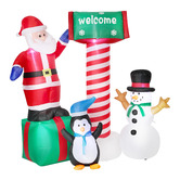 Living Fusion Noelville LED Inflatable Christmas Decoration