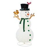 Living Fusion Chilly Snowman LED Christmas Decoration