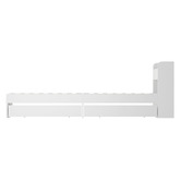 Living Fusion White Cassandra Bed with USB Port &amp; Drawers