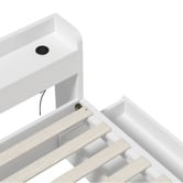 Living Fusion White Cassandra Bed with USB Port &amp; Drawers