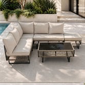 Living Fusion 6 Seater Calais Outdoor Modular Lounge Set