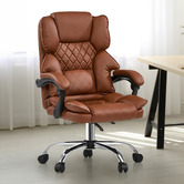 Living Fusion Lewiston Faux Leather Executive Chair
