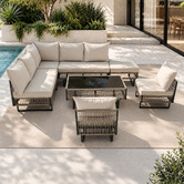 Living Fusion 8 Seater Calais Outdoor Modular Lounge Set