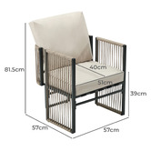 Living Fusion Harlan Outdoor Lounge Chairs
