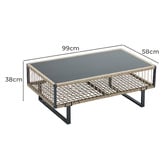 Living Fusion 8 Seater Calais Outdoor Modular Lounge Set