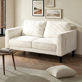 Living Fusion Guillaume 2 Seater Boucle Sofa