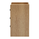 Living Fusion Jacobo 3 Drawer Bedside Table with Charging Station