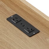 Living Fusion Jacobo 3 Drawer Bedside Table with Charging Station