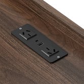 Living Fusion Jacobo 3 Drawer Bedside Table with Charging Station