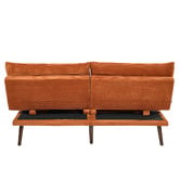 Living Fusion Arabella 3 Seater Single Corduroy Sofa Bed