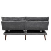 Living Fusion Arabella 3 Seater Single Corduroy Sofa Bed