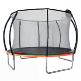 Living Fusion Aren Trampoline with Safety Net &amp; Basketball Ring