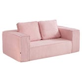 Living Fusion Ella 2 Seater Corduroy Fleece Compressed Sofa