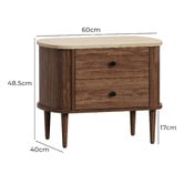 Living Fusion Mandy Bedside Table