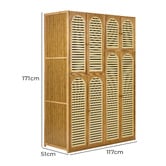 Living Fusion Tomayo Bamboo Wardrobe