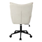 Living Fusion Beige Alecia Upholstered Home Office Chair