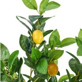 Living Fusion 150cm Potted Faux Lemon Trees