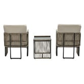 Living Fusion 2 Seater Harlan Outdoor Bistro Set