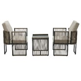 Living Fusion 2 Seater Harlan Outdoor Bistro Set