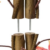 Living Fusion 180cm Red Potted Faux Maple Tree