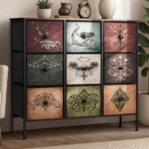 Living Fusion Leonie 9 Drawer Chest