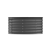 Living Fusion Dante Round Galvanised Steel Garden Bed