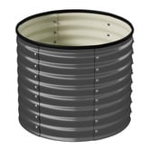 Living Fusion Dante Round Galvanised Steel Garden Bed