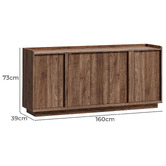 Living Fusion Ethan 4 Door Sideboard
