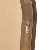 Living Fusion Zane Arched Paulownia Wood Wall Mirror