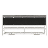 Living Fusion Corentin 3 Seater Single Daybed with LED &amp; Trundle