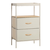 Living Fusion Kea 2 Drawer Bedside Table