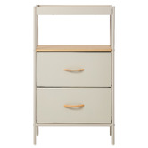 Living Fusion Kea 2 Drawer Bedside Table
