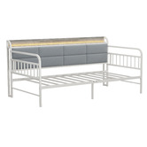 Living Fusion Corentin 3 Seater Single Daybed with LED