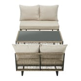 Living Fusion 4 Seater Calais Outdoor Lounge Set