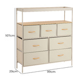 Living Fusion Kea 7 Drawer Chest