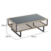 Living Fusion 4 Seater Calais Outdoor Lounge Set
