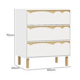 Living Fusion Kids' Effie 3 Drawer Chest