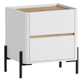 Living Fusion Capucine 2 Drawer Bedside Table