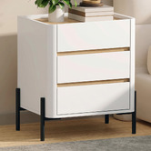 Living Fusion Capucine 3 Drawer Bedside Table