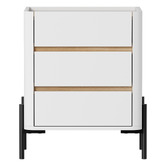 Living Fusion Capucine 3 Drawer Bedside Table