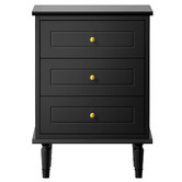 Living Fusion Alaina 3 Drawer Bedside Table