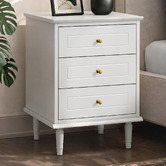 Living Fusion Alaina 3 Drawer Bedside Table