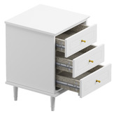 Living Fusion Alaina 3 Drawer Bedside Table