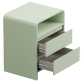 Living Fusion Mallory 2 Drawer Bedside Table